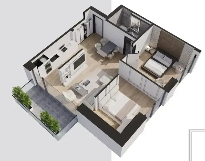 Cloud9 Evolution apartament 2 camere